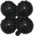 25-Inch Black Quad Arch Foil Balloon