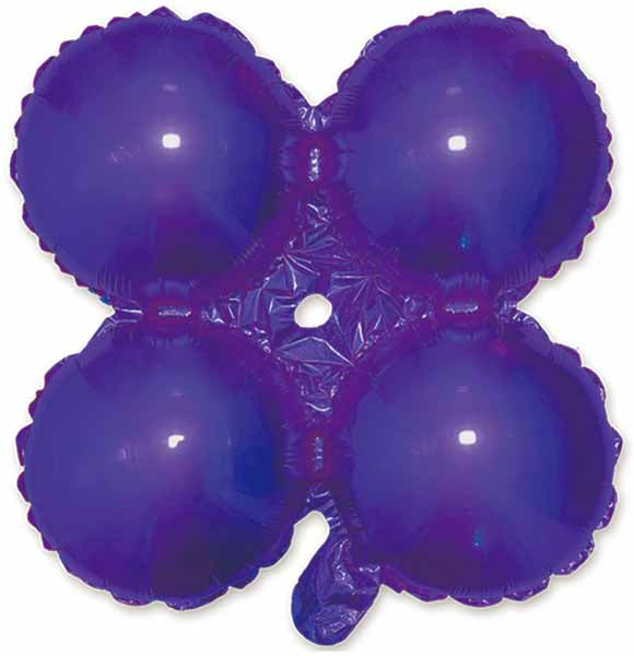 25-Inch Purple Quad Arch Foil Balloon