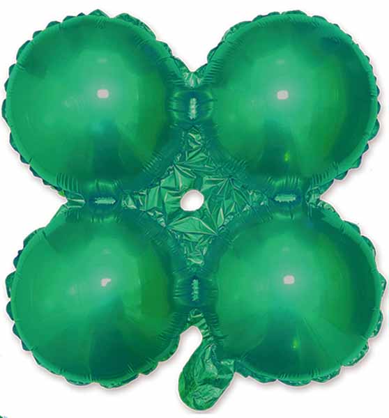 12-Inch Green Quad Arch Foil Balloon