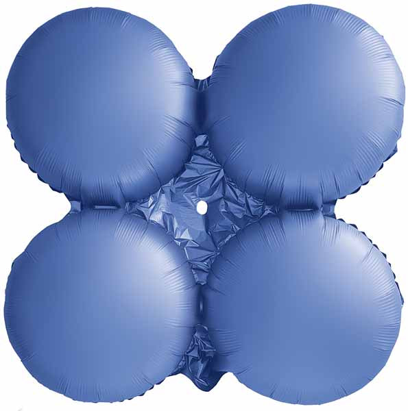 12" Matte Blue Quad Arch Foil Balloon