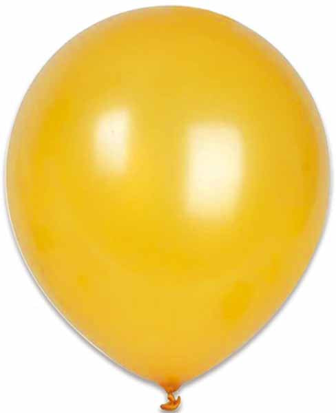 Trico Gold 12-Inch Latex Balloons, 50 Pack