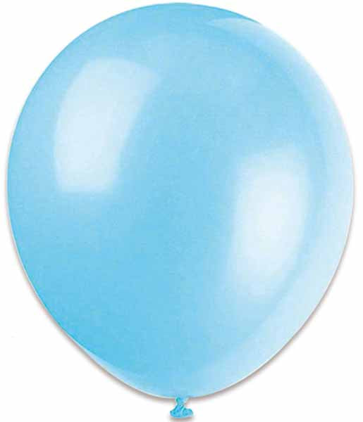 Trico Light Blue 12-Inch Latex Balloons, 100 Pack