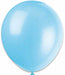 Trico Light Blue 12-Inch Latex Balloons, 100 Pack