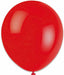 Trico Red 12-Inch Latex Balloons, 10 Pack
