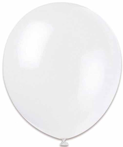 Trico 12-Inch White Latex Balloons, 50 Pack