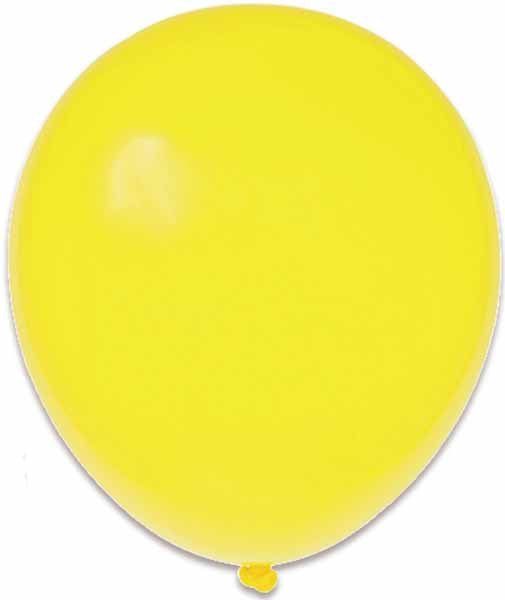 Yellow 12-Inch Latex Balloons, 10 Pack