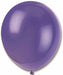 Purple 12-Inch Latex Balloons, 10 Pack