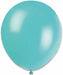 Trico Turquoise 12-Inch Latex Balloons, 10 Pack