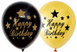 12" LATEX 8/PK BLACK