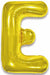 34-Inch Gold Letter E Foil Balloon