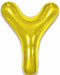 34-Inch Gold Letter Y Foil Balloon