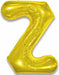 34-Inch Gold Letter Z Foil Balloon