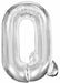 34" Silver Letter Q Foil Balloon