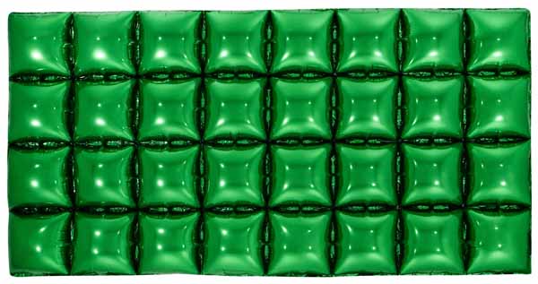 Green Foil Balloon Backdrop, 44 x 22 Inches