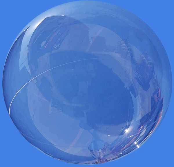 18-Inch Clear Bubble Balloon with Valve