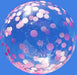 18" Clear Bubble Balloon with Pink Dots