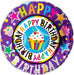 Happy Birthday Cupcake 18-Inch Foil Balloon