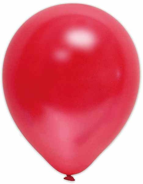 Trico 12-Inch Pearl Red Latex Balloons, 10-Pack