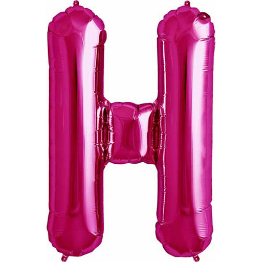 Magenta Letter H - 34" Packaged