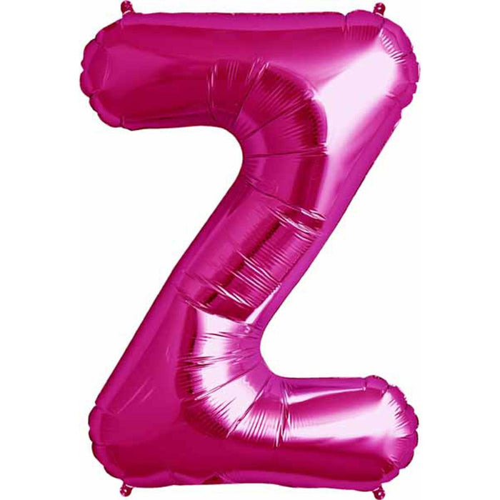 Magenta Letter Z - 34 Inch (Packaged)