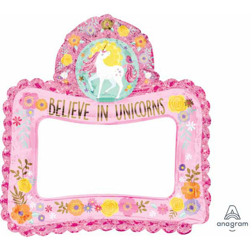 Magical Unicorn Ci Selfie Frame Kit With Props (G20) (3/Pkg)