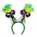 Mardi Gras Mask Boppers With Feathers