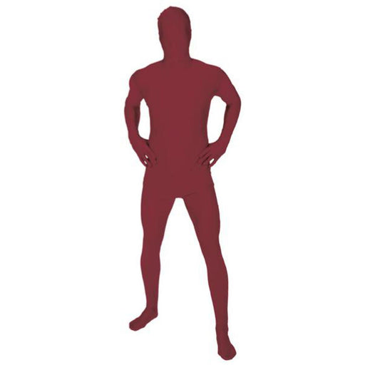 Maroon Morphsuit In Size Large — Shimmer & Confetti