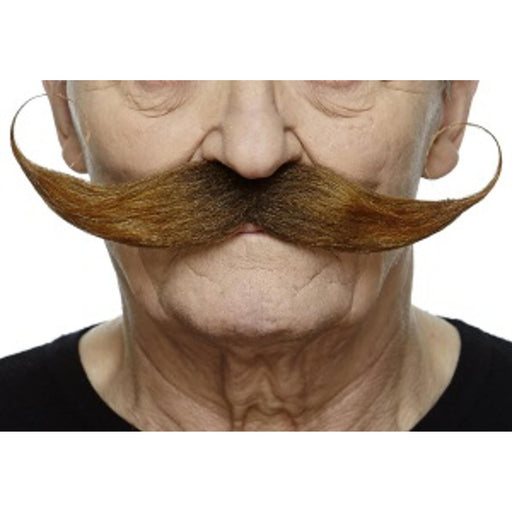 Medium Brown Hook Moustache