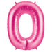 Megaloon #0 Pink 40" Polybagged Balloon.