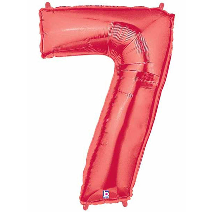 Megaloon #7 Red 40" Balloon Pkg.