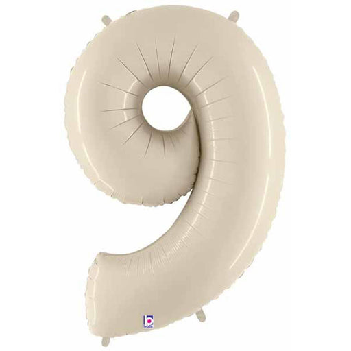 "Megaloon #9 White Sand Balloon - 34 Inch Shape"