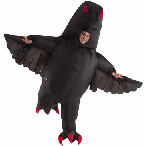 "Menacing 6Ft Evil Crow Inflatable For Halloween Decorations"