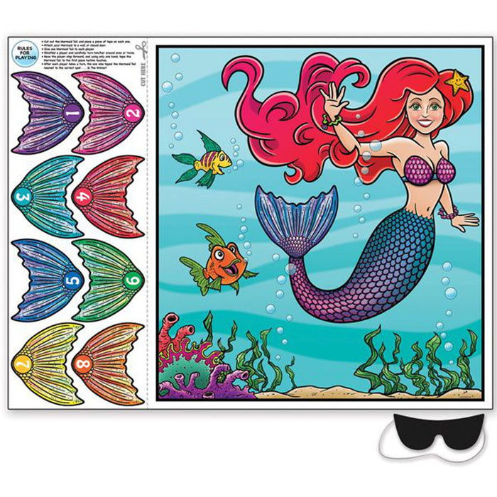 "Mermaid Tail Pin Game - 1 Package"