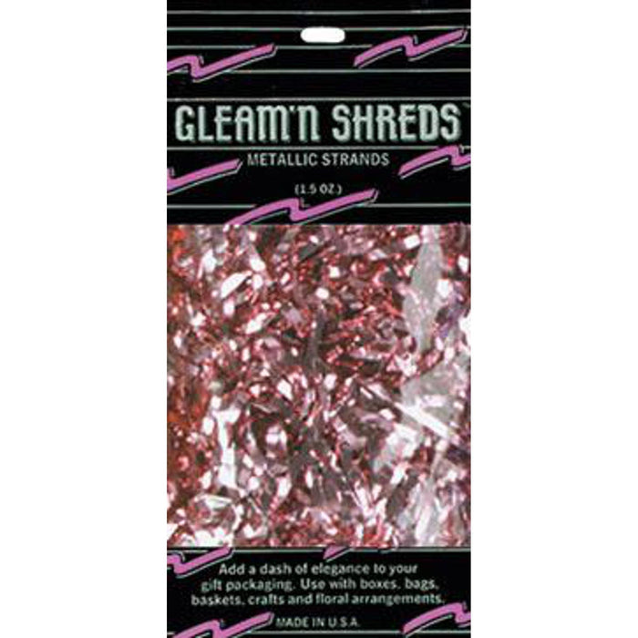 "Metallic Pink Gleam N Shreds - 1.5Oz Pkgd"