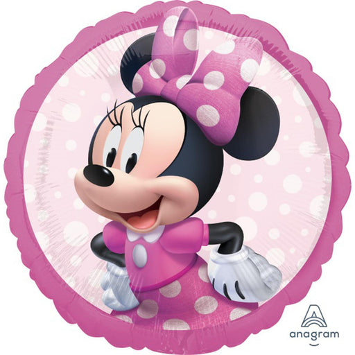 Minnie Mouse Forever 18" Round Foil Balloon (5/Pk)