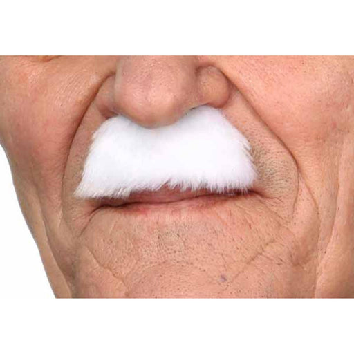 Charlie Chaplin Moustache - Pure White