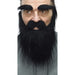 Moustache, Eyebrow & Beard Set - Black