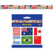 "Multicultural International Flag Party Tape - 3" X 20'"