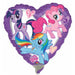 My Little Pony Heart Foil Balloon - 9" A22