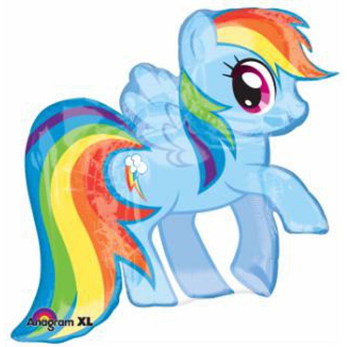 My Little Pony Rainbow Dash - 28" Shape Xl Figure With P38 Packaging.