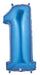 Megaloon 40-Inch Blue Number 1 Balloon