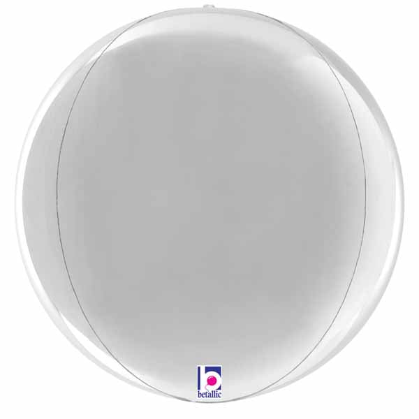 11-Inch Silver Globe Foil Balloon