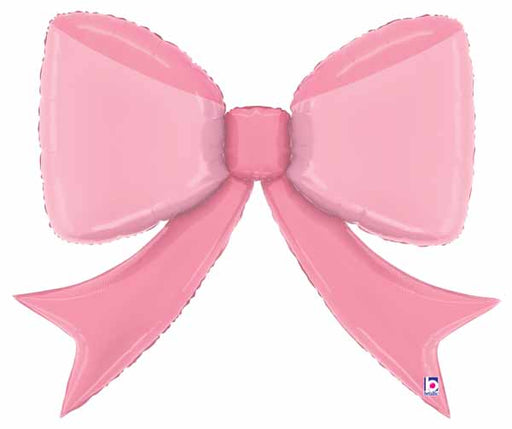 41-Inch Pink Bow Foil Balloon