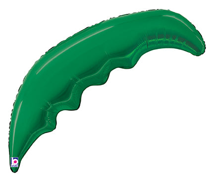 Emerald Green Palm Frond Foil Balloon, 33 Inch
