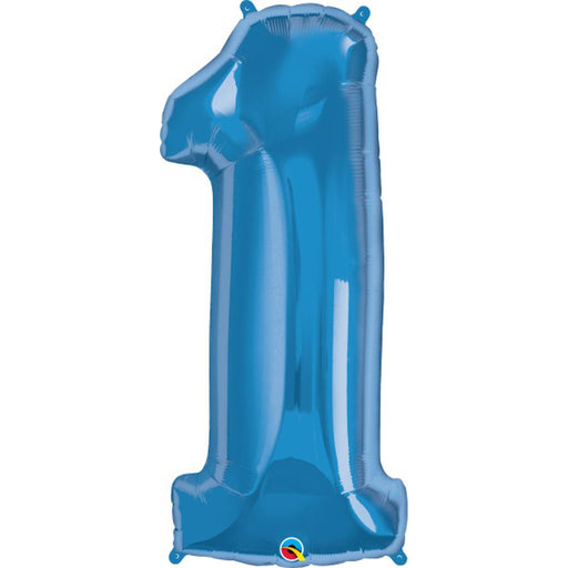 "Number #1 Blue 16" Inflatable Toy - Packaged 00453"
