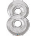 Number #8 Silver 34" Pkg (Qual)