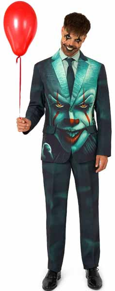 Suitmeister Men's IT Pennywise Costume Suit, 2XL