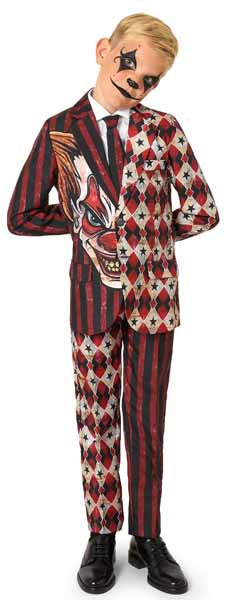 SUITMEISTER BOYS XLARG SCARY CLOWN RD