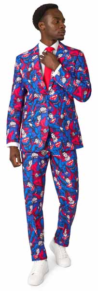 OppoSuits Superman Man of Tomorrow Men's Suit, X-Large