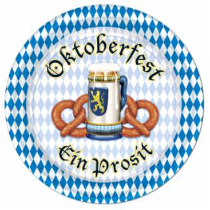 "Oktoberfest Plates - Pack Of 8 (7")"